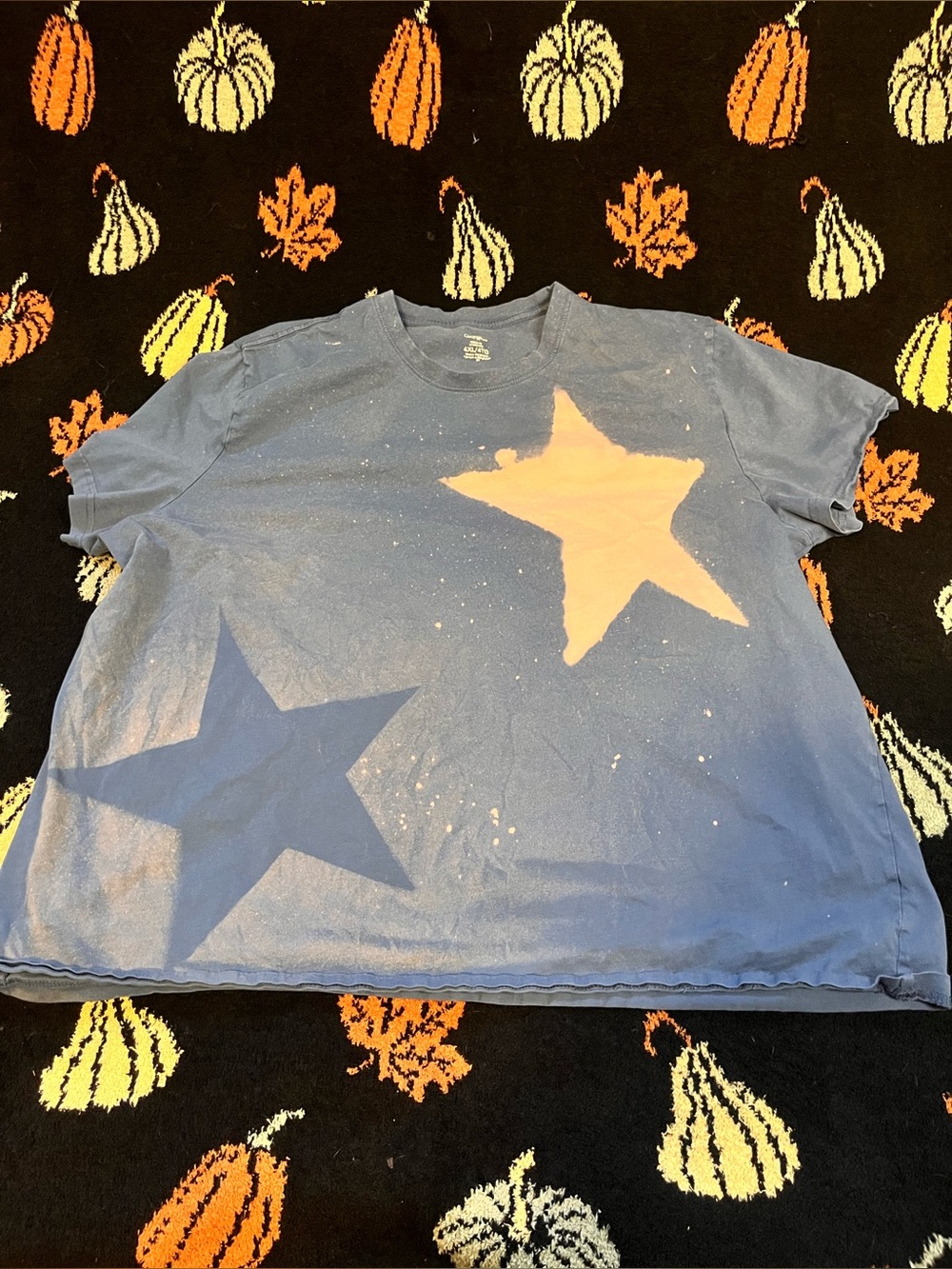 #38 George Blue Tee with Navy Star availble on live sept 7th 9am mst